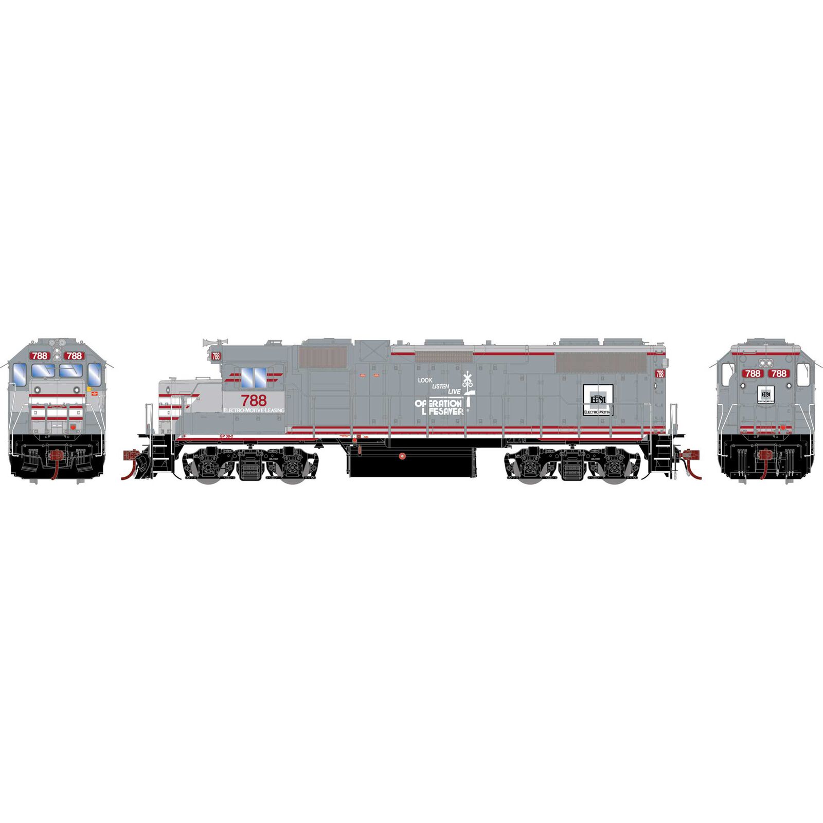 EMDX (Operation Life Saver) GP38-2 #788