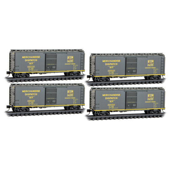 Western Pacific 4-Car Runner Pack