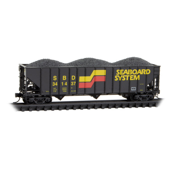 Seaboard System 100-Ton 3-Bay Open Hopper #341437