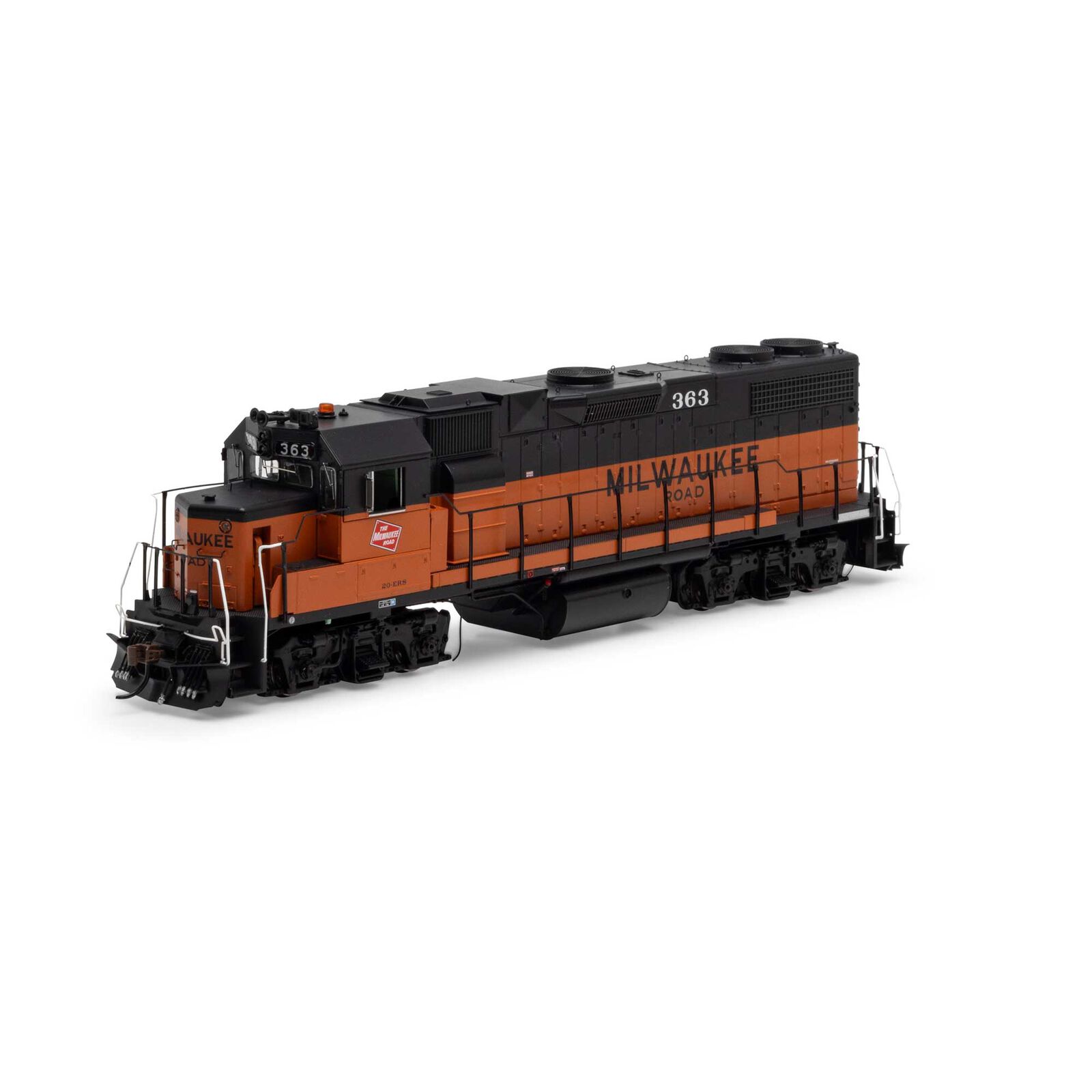 Milwaukee Road GP38-2 #363 With Tsunami2