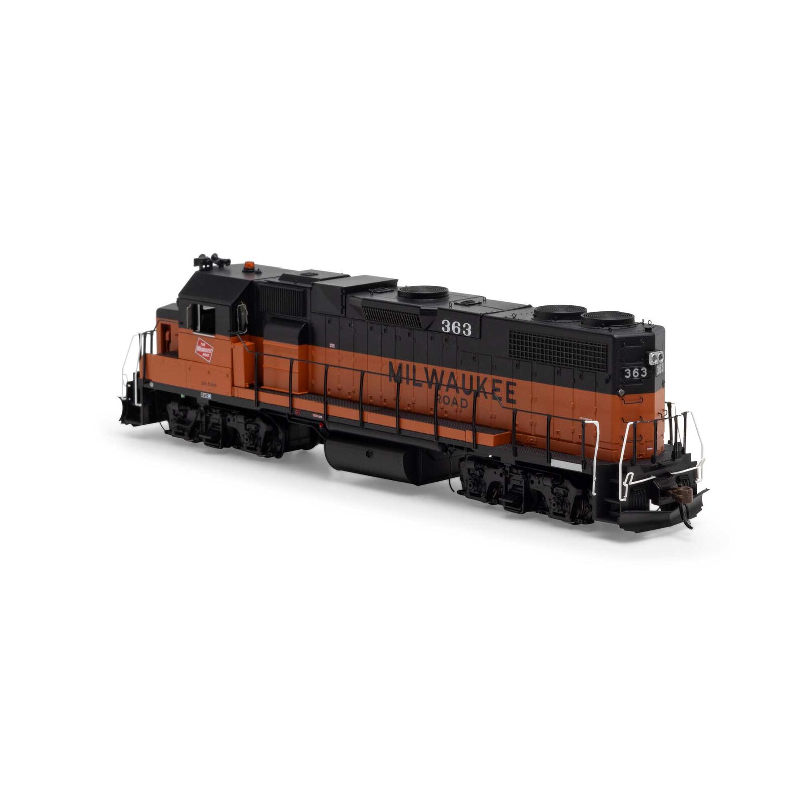 Milwaukee Road GP38-2 #363 With Tsunami2