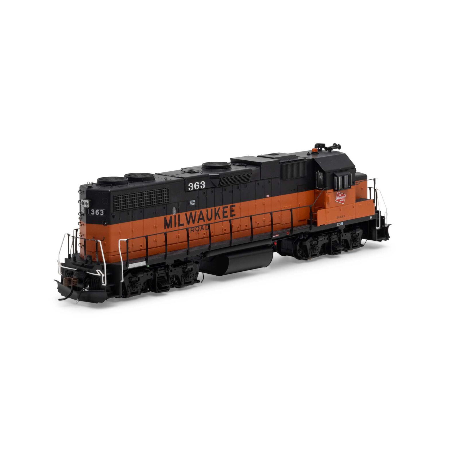 Milwaukee Road GP38-2 #363 With Tsunami2