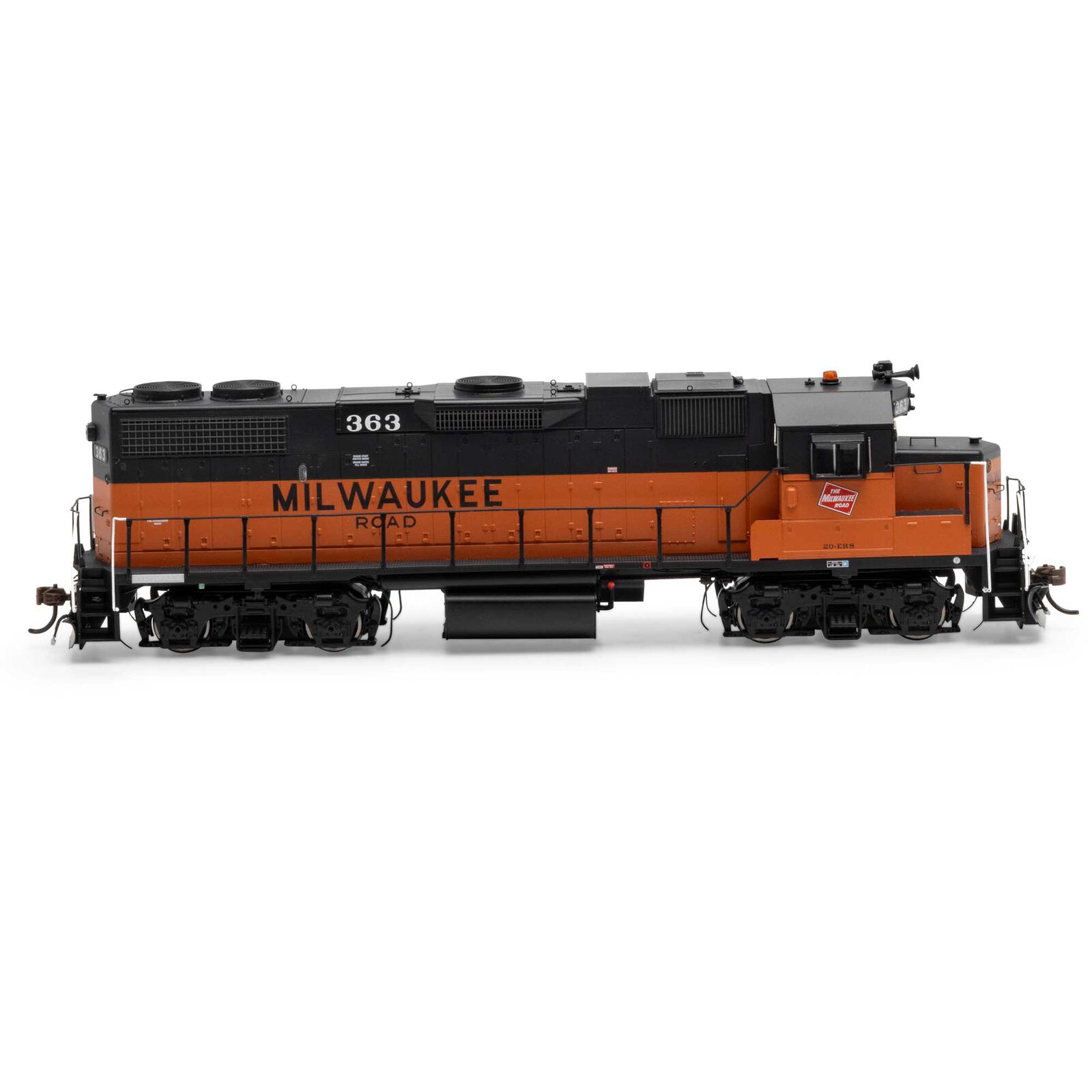 Milwaukee Road GP38-2 #363 With Tsunami2