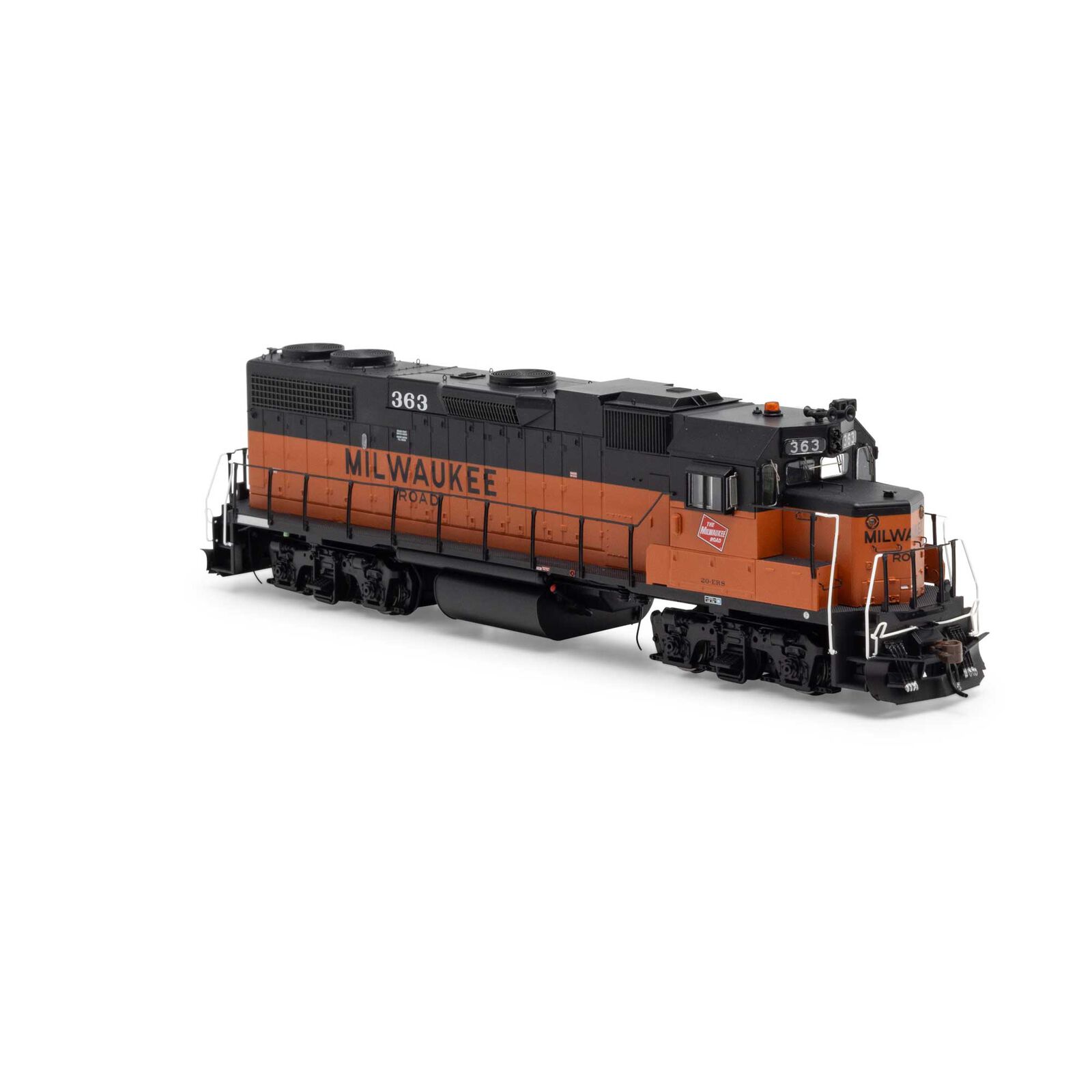 Milwaukee Road GP38-2 #363 With Tsunami2