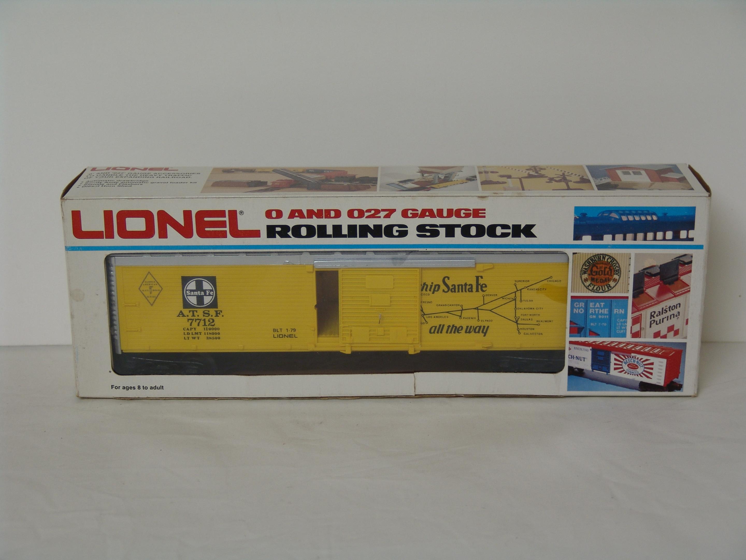 Famous American Railroad Series Santa Fe Boxcar (used)