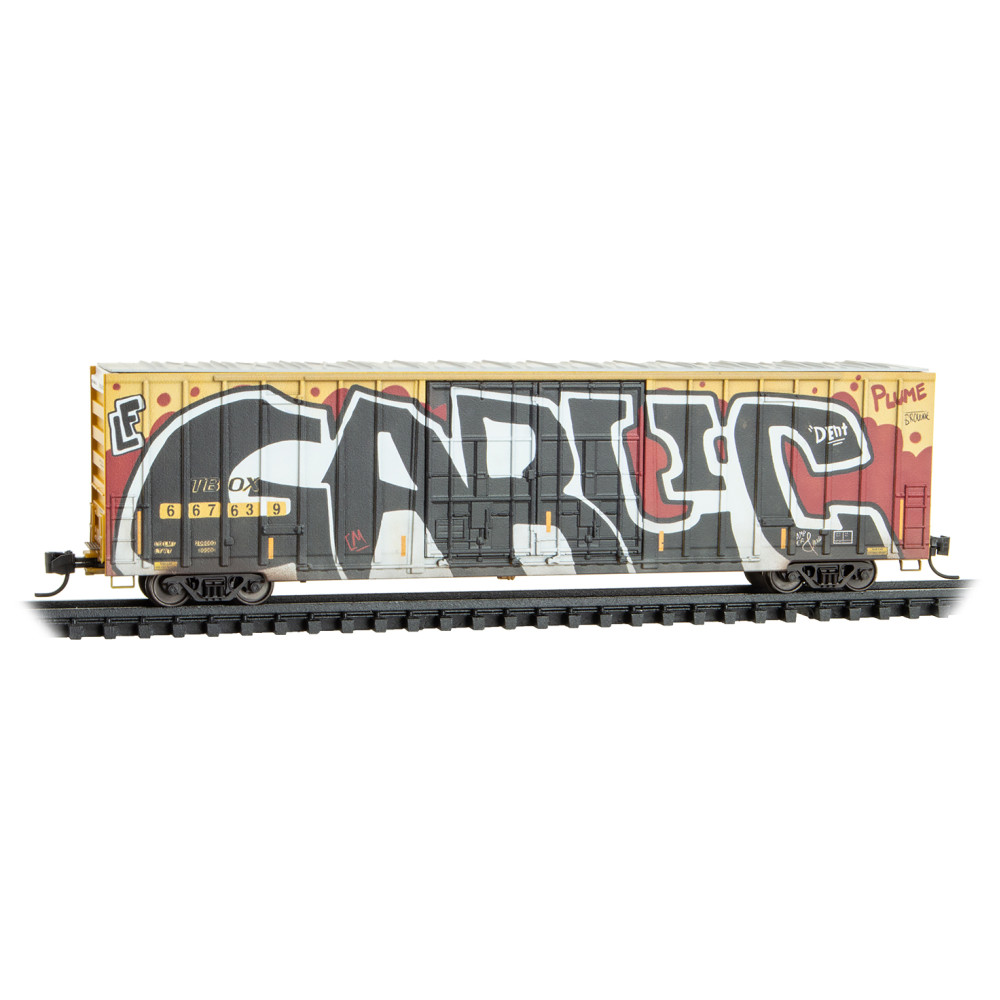 TTX 60' Rib Side Double-Plug Door High-Cube Box Car #667639