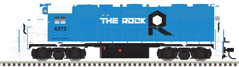 Rock Island low nose GP-38 #4373