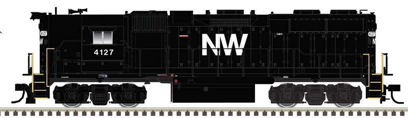Norfolk & Western high nose GP-38 #4108