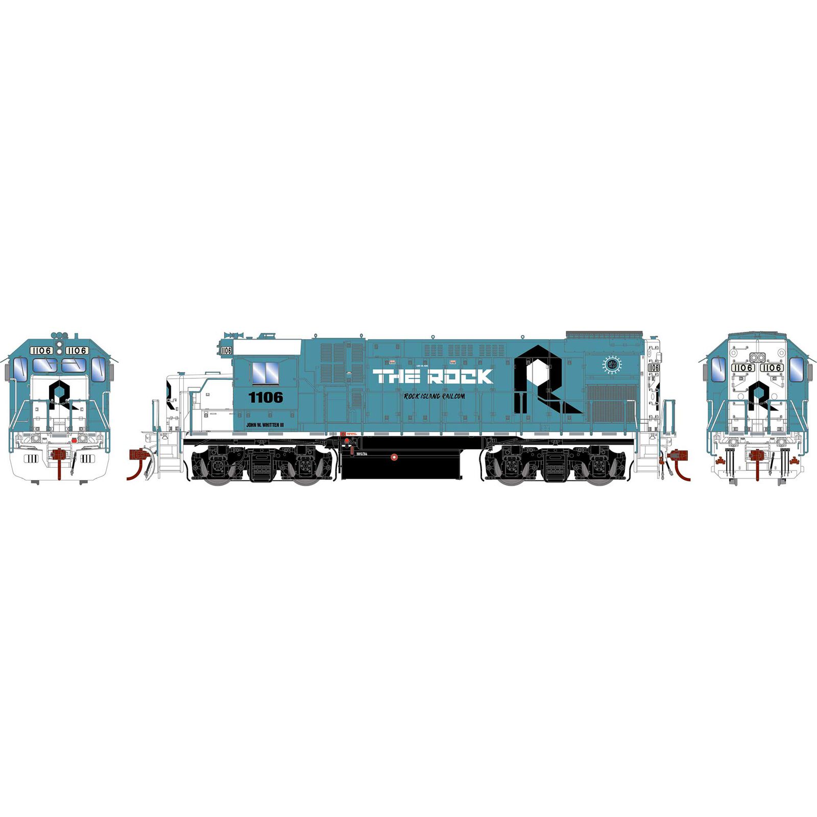 Rock Island Rail GP15-1 #1106