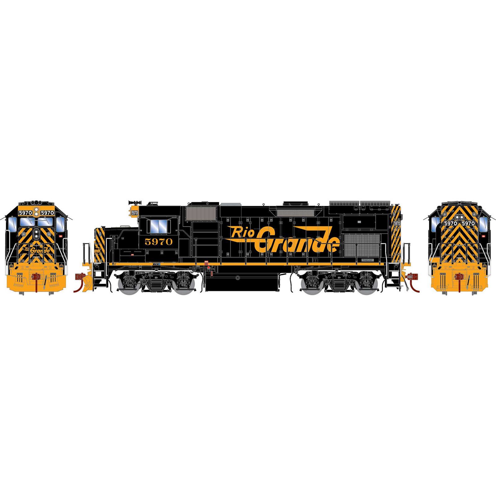 Denver & Rio Grande Western GP15T #5970