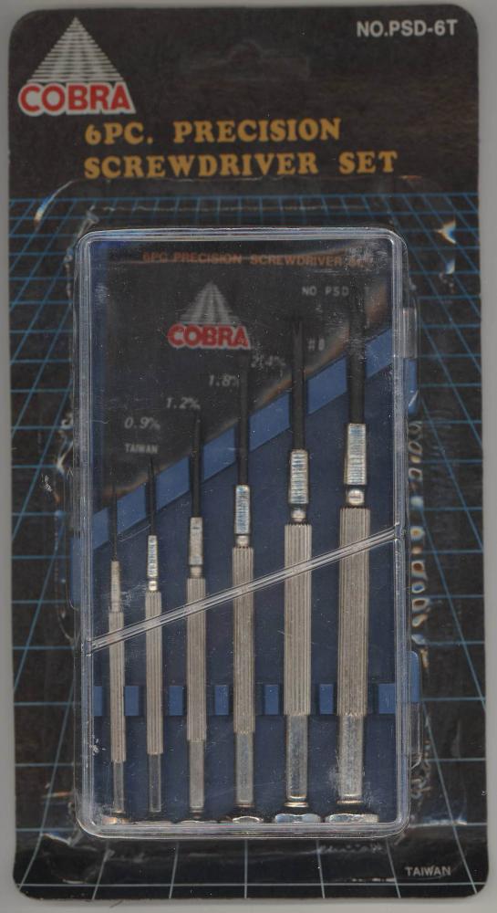 6 Piece Precision Screwdriver Set