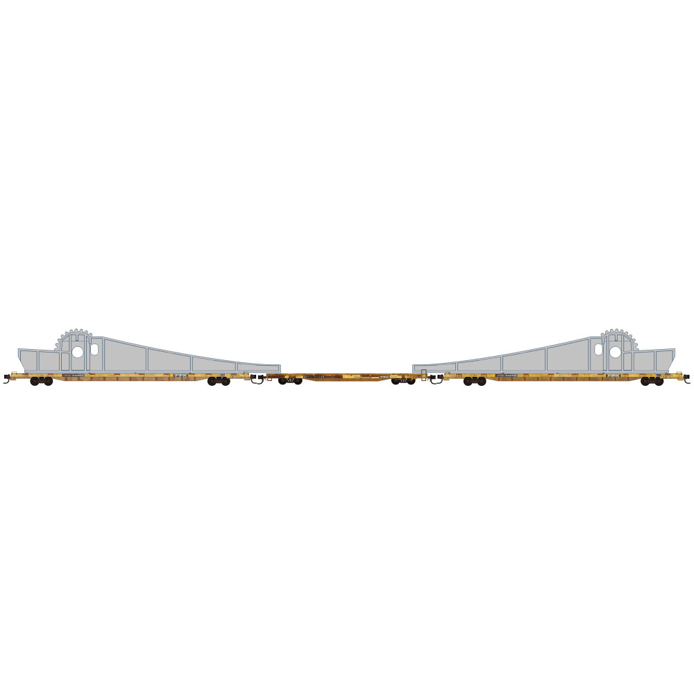 TTX Weathered 3-Pack With Bridge Load