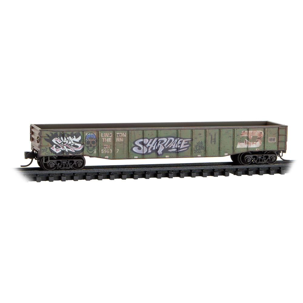 Burlington Northern Weathered 3-Pack In Jewel Cases