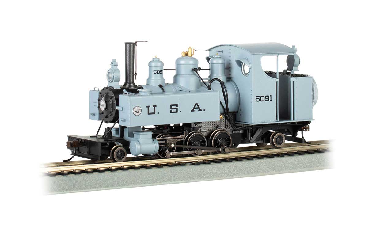 USA On30 2-6-2 Baldwin Class 10 Trench Engine #5091 With WOWSound
