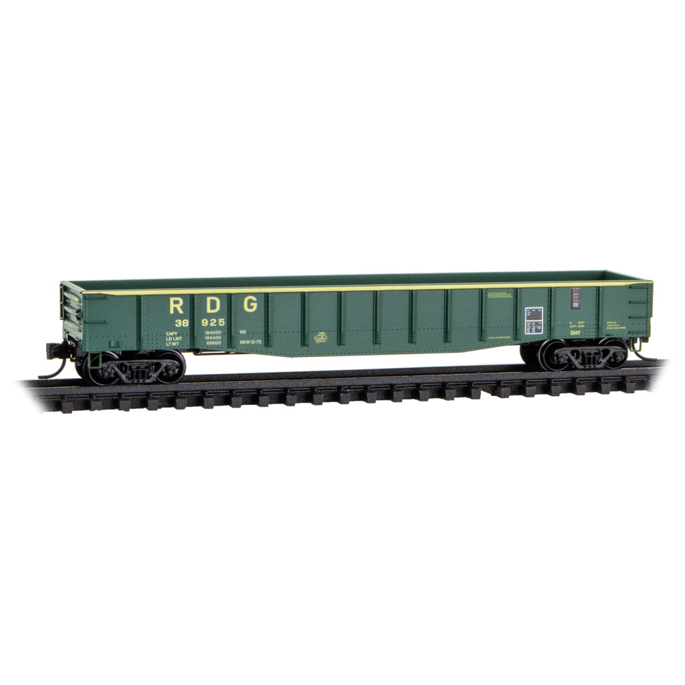 Reading 50' Steel Side 14 Panel Fixed End Gondola #38925