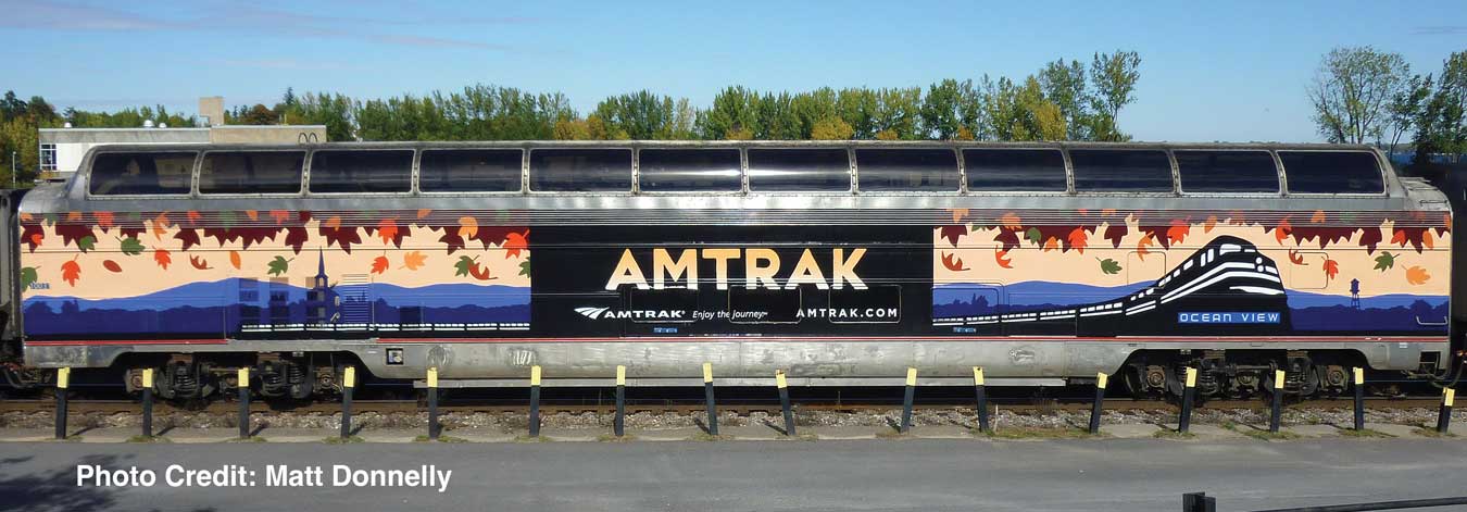 Amtrak® Phase VI 85' Budd Great Dome Lounge #10031 (Lighted)