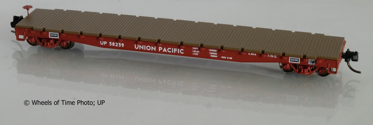 Union Pacific® GBEC F-70-12 53' 6" Flat Car #58259