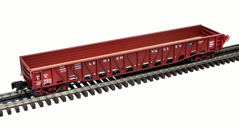 Lehigh Valley 52'6" 70-ton war emergency gondola #32667