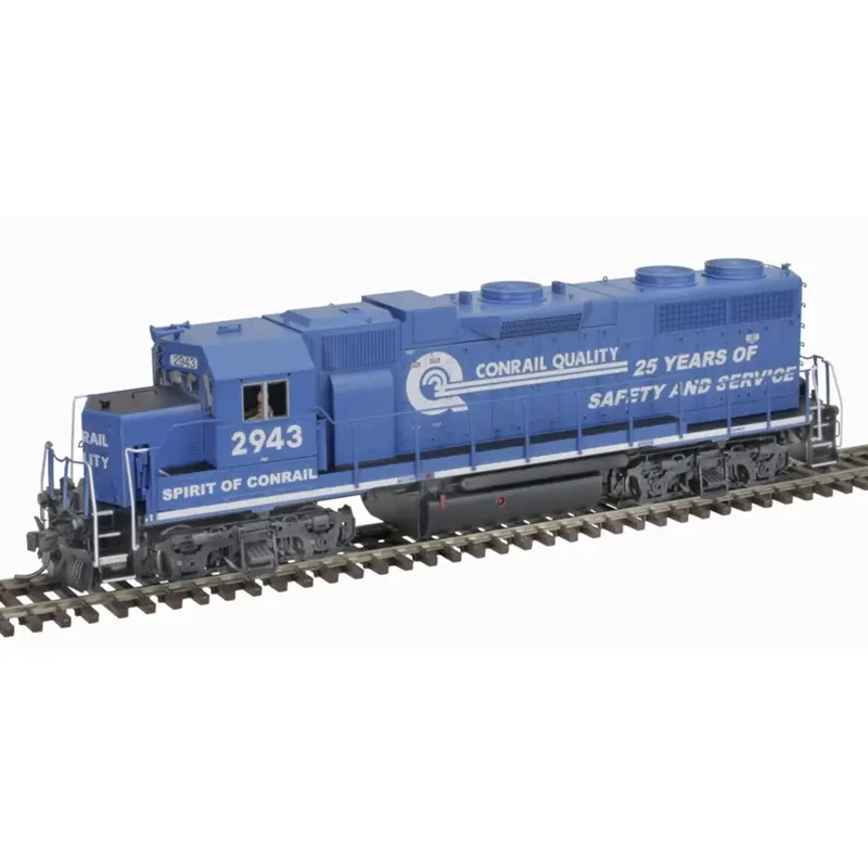 Conrail (Spirit of Conrail) low nose GP-38 #2943 with LokSound