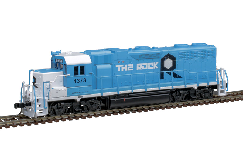 Rock Island low nose GP-38 #4373 with LokSound