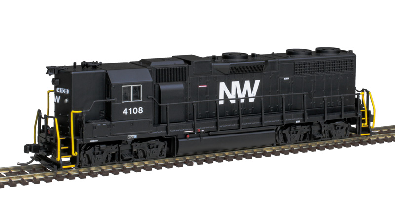 Norfolk & Western high nose GP-38 #4108 with LokSound