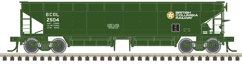 British Columbia 70-ton Hart ballast hopper #2504
