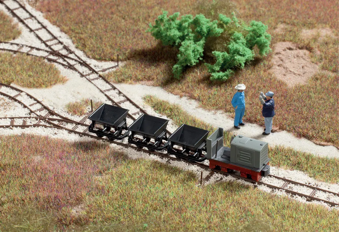 Light Industrial Rail Track and Car Set