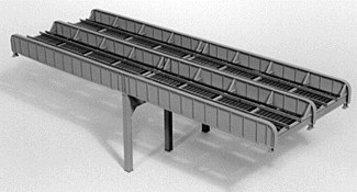 100 foot double track thru girder bridge kit