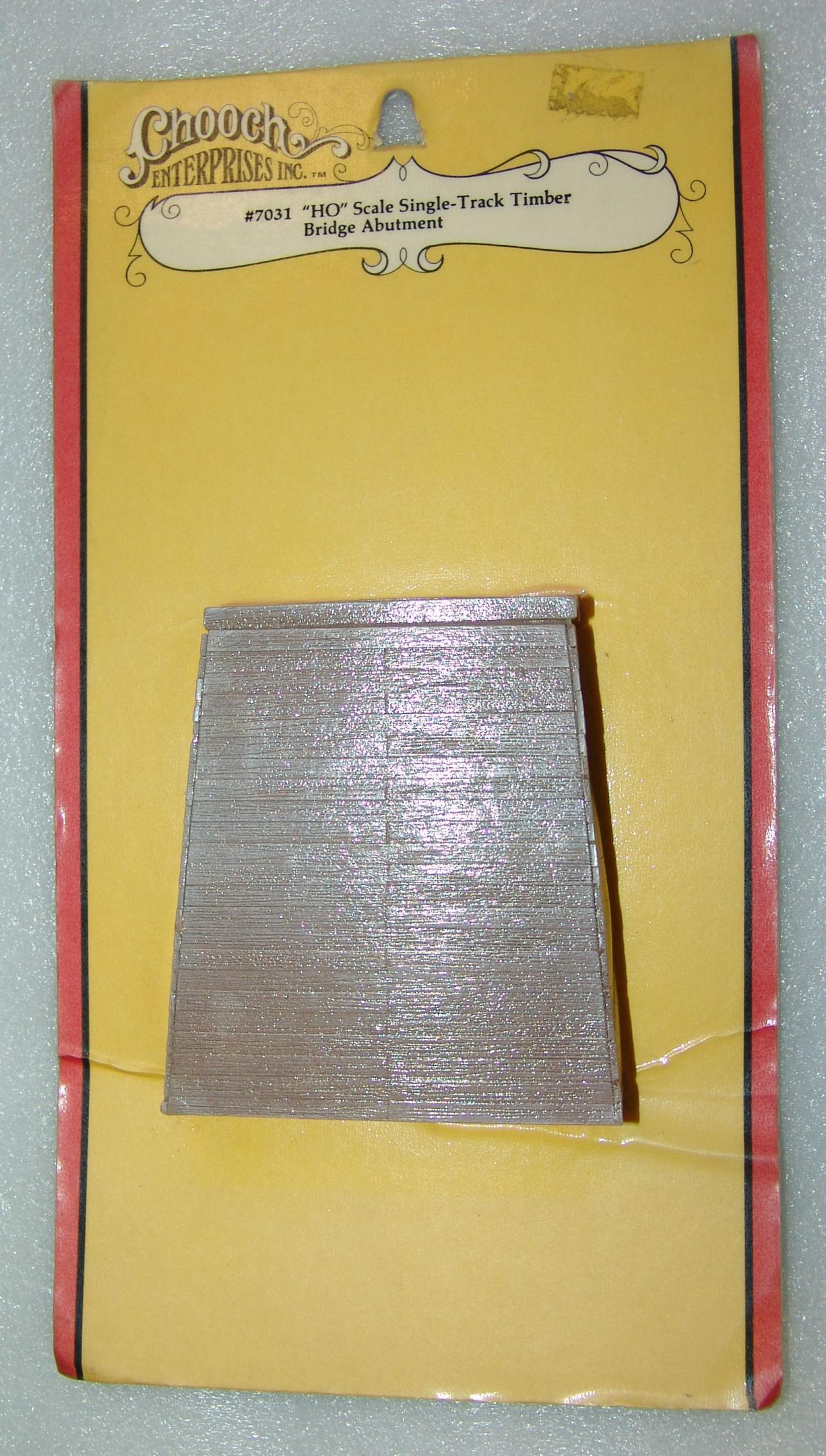 Single-Track Timber Bridge Abutment