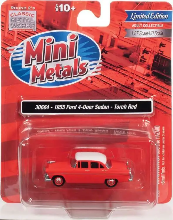 1955 Ford 4-door sedan - Torch Red