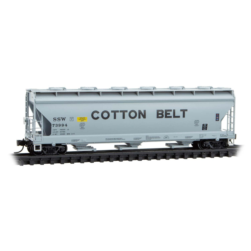 St. Louis Southwestern 3-Bay Covered Hopper With Round Hatches #73994