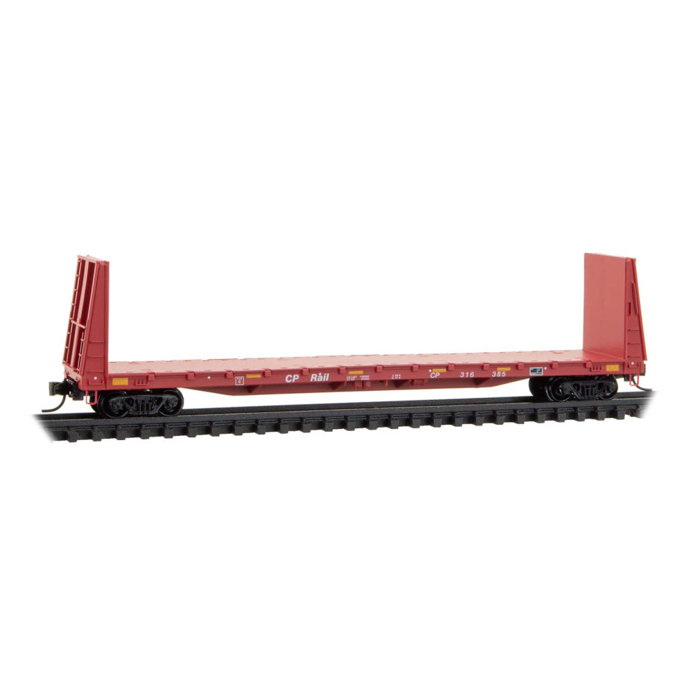 Canadian Pacific 61' Bulkhead Flat Car #316385