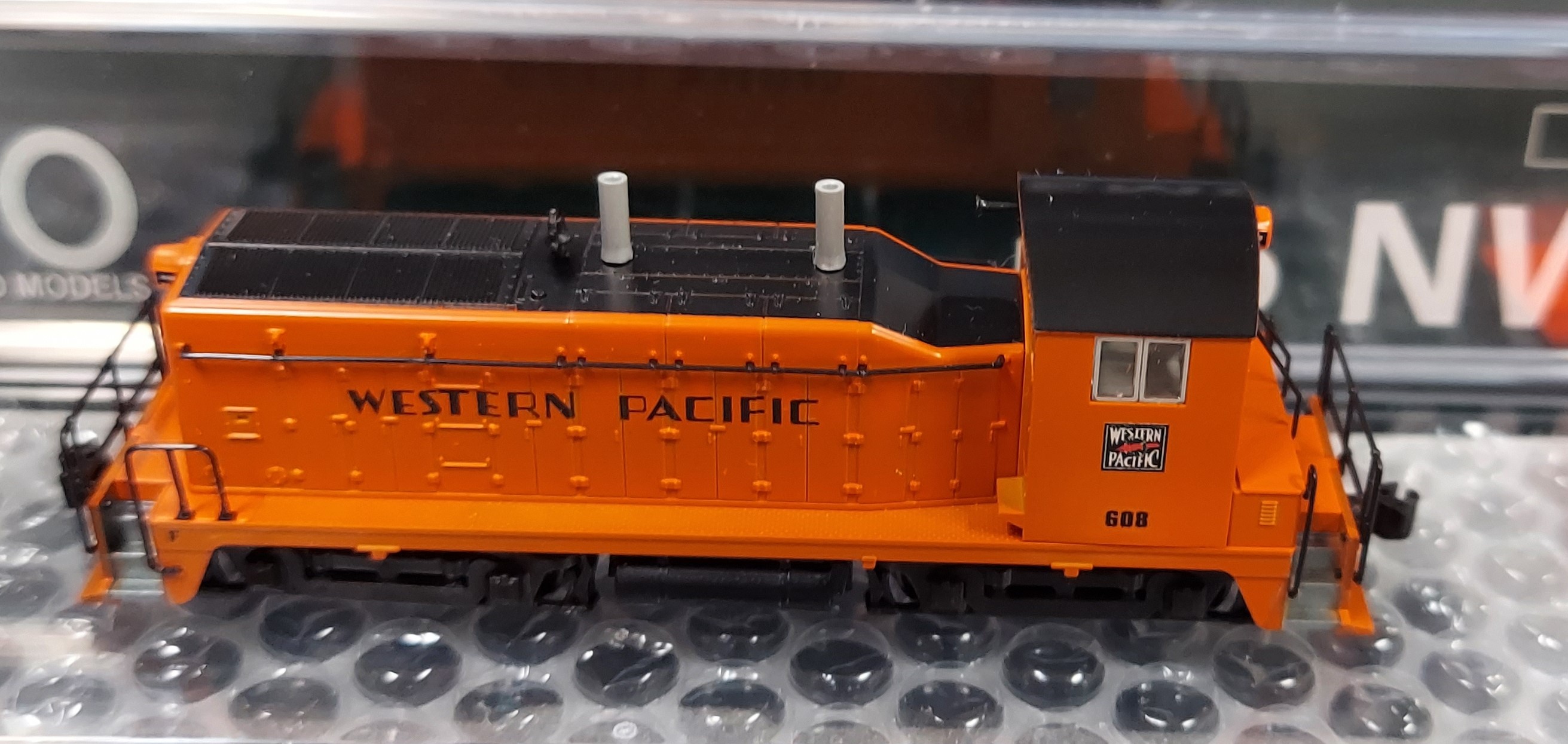 Western Pacific EMD NW2 #608 with DCC & sound
