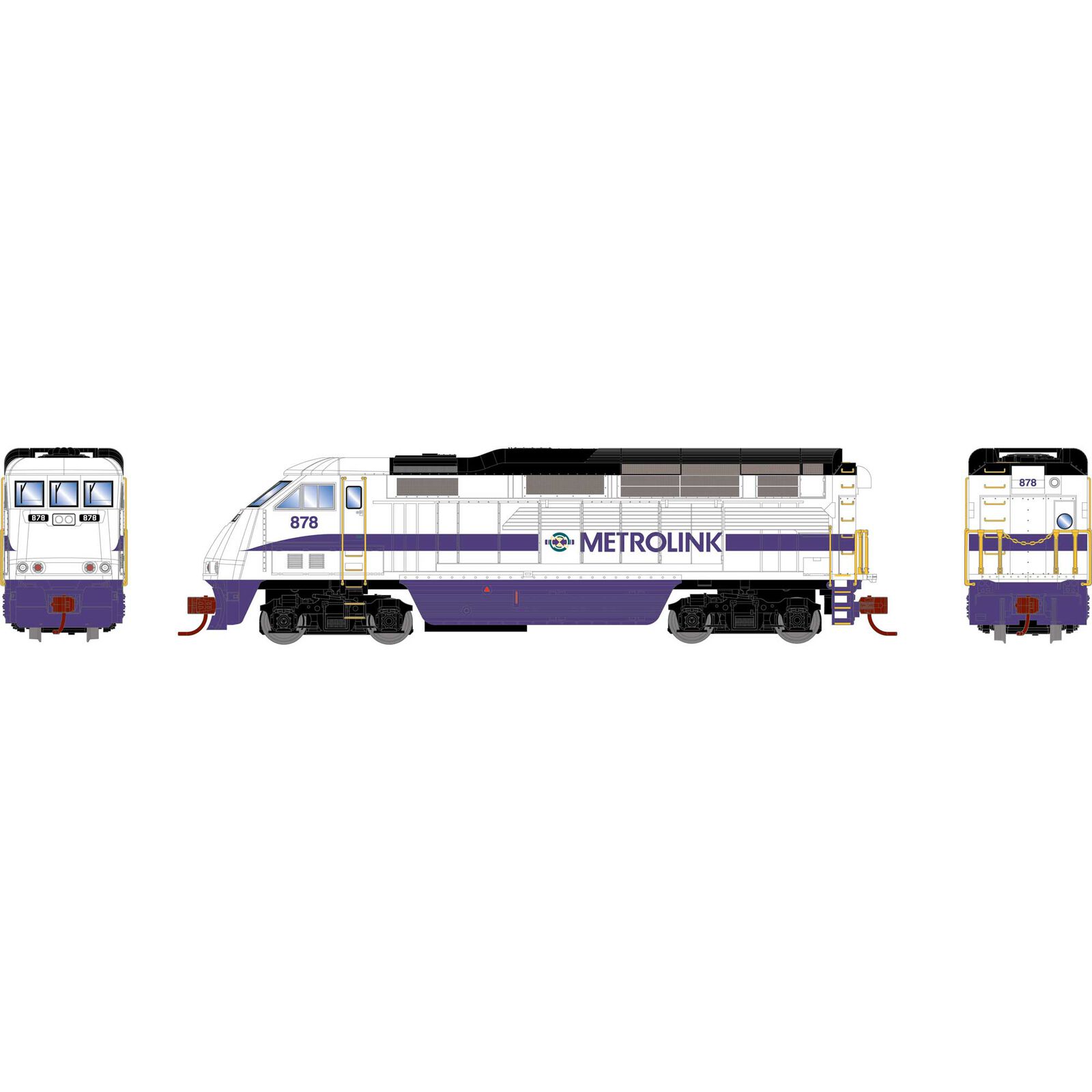 Metrolink F59PHI #878 with DCC & sound