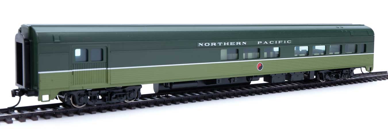 Northern Pacific 85' Budd Baggage-Lounge Passenger Car