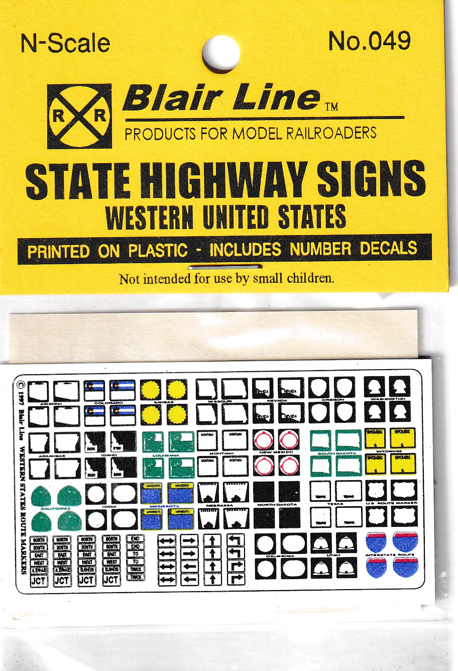 State Highway Signs Western United States
