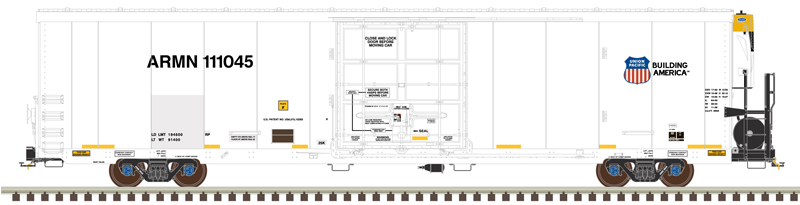 Union Pacific (high numbers patch) 64' Trinity reefer #111308
