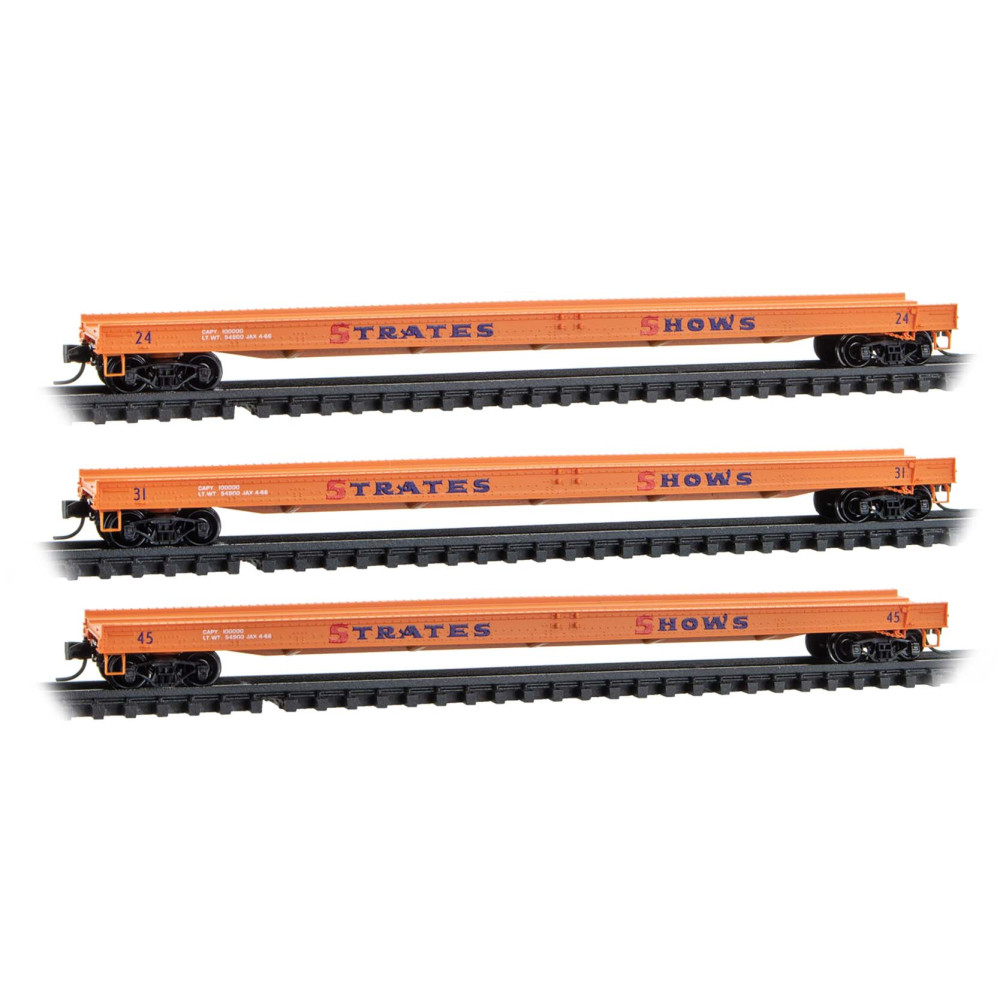 Strates Shows Flat Car 3-Pack
