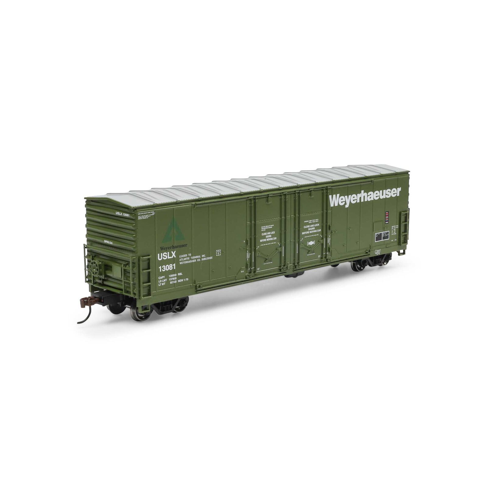 Weyerhaeuser 50' Double Plug-Door Box Car #13081