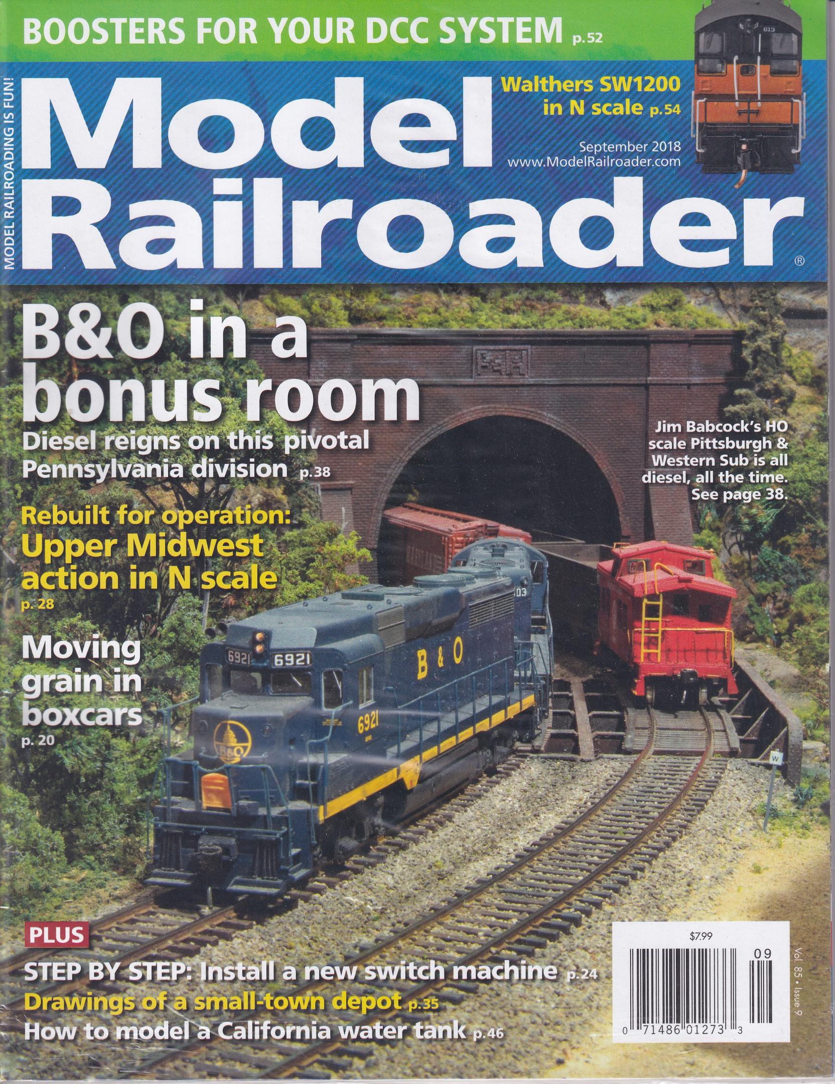 Model Railroader September 2018