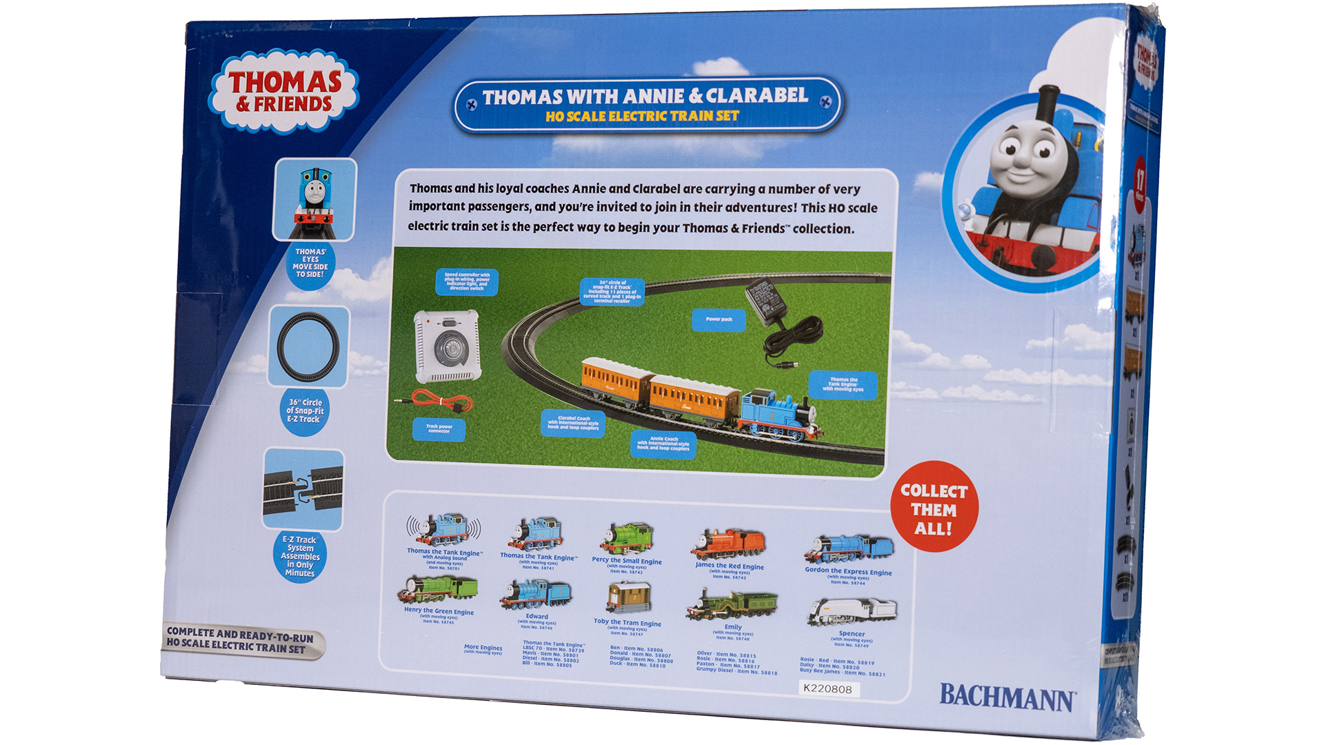 Thomas with Annie & Clarabel electric train set