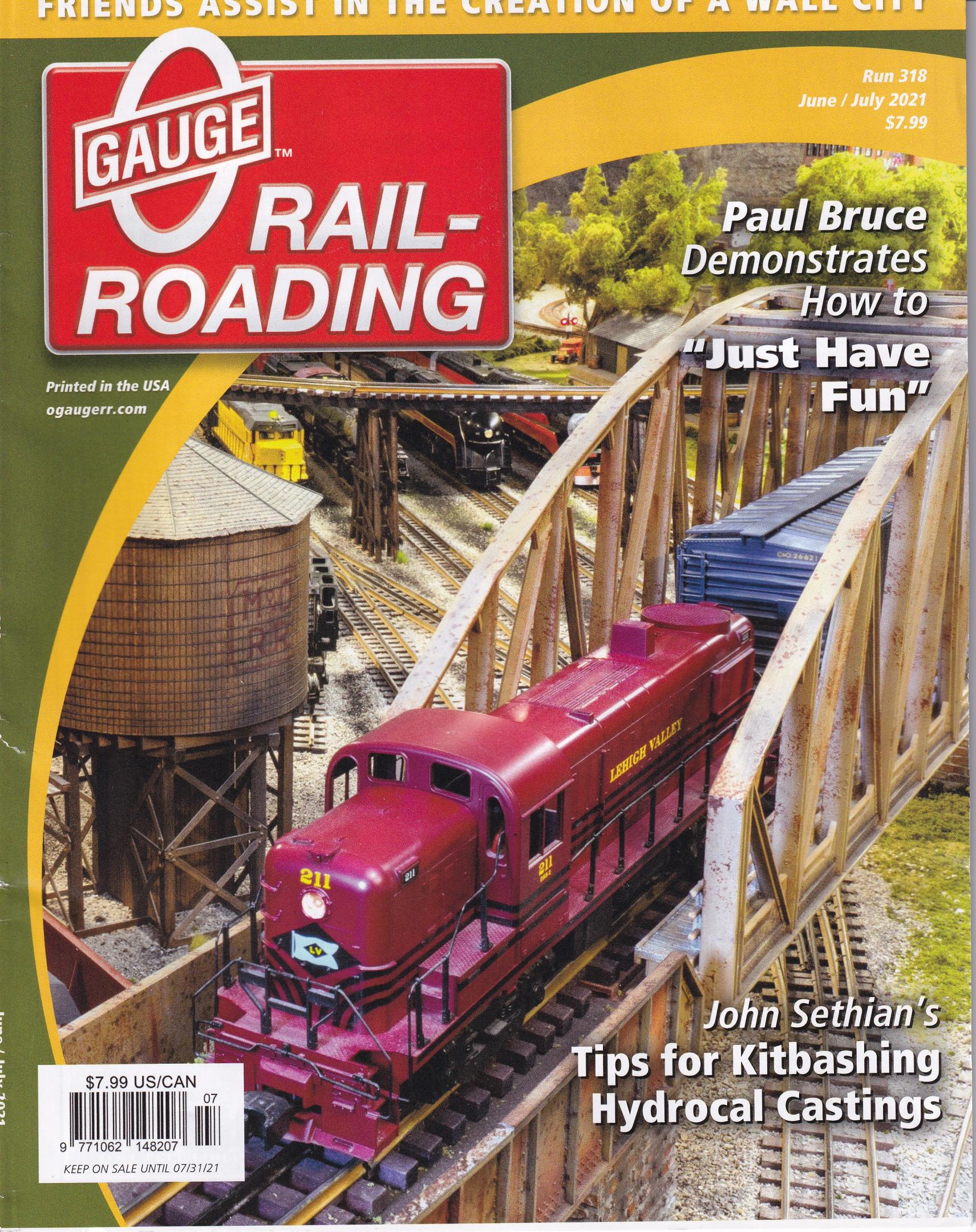 O Gauge Railroading June/July 2021