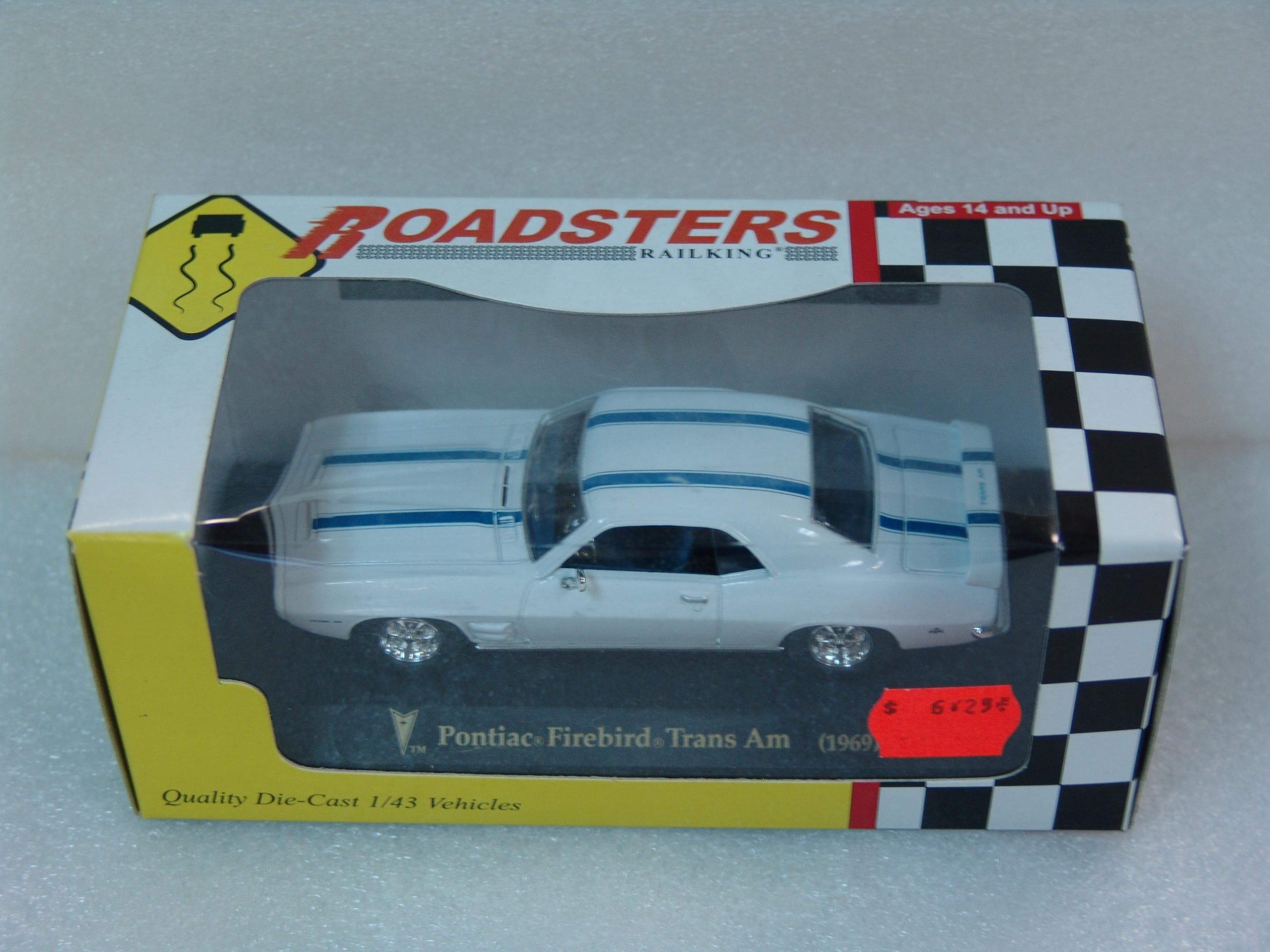 1969 Pontiac Firebird Trans Am (white with blue stripes) from 30-50057