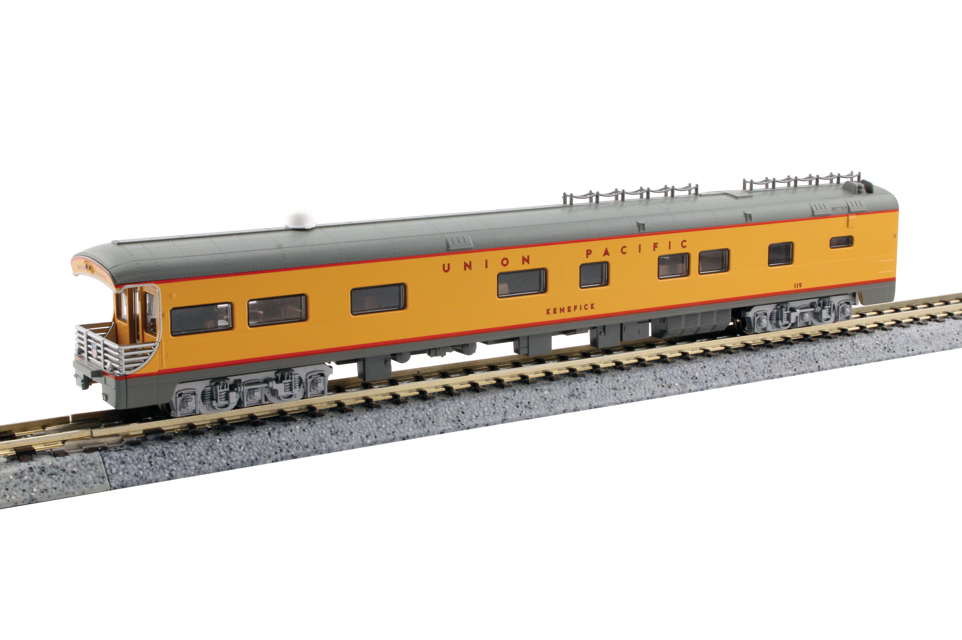 Union Pacific excursion train 7-car passenger set