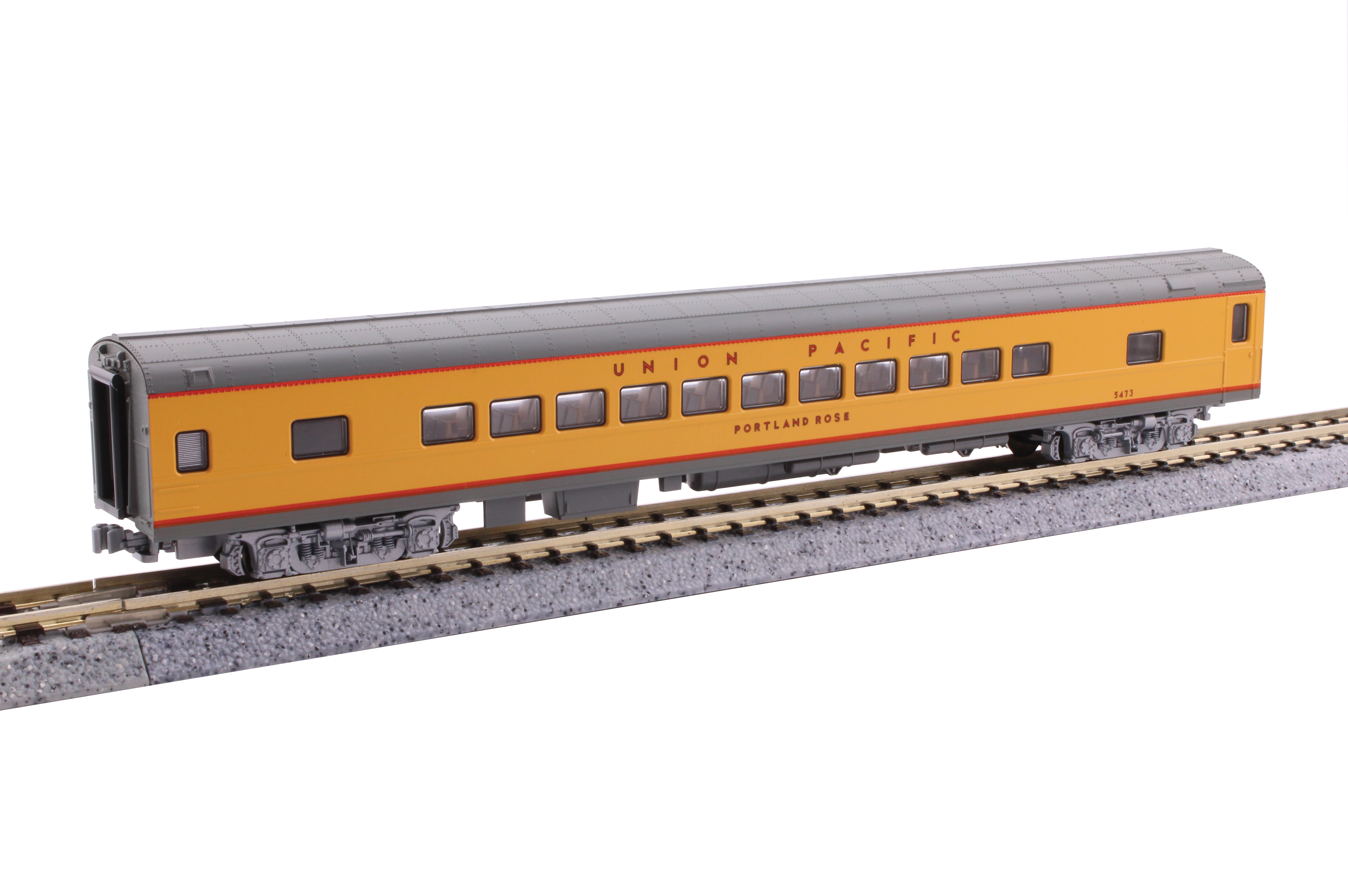 Union Pacific excursion train 7-car passenger set