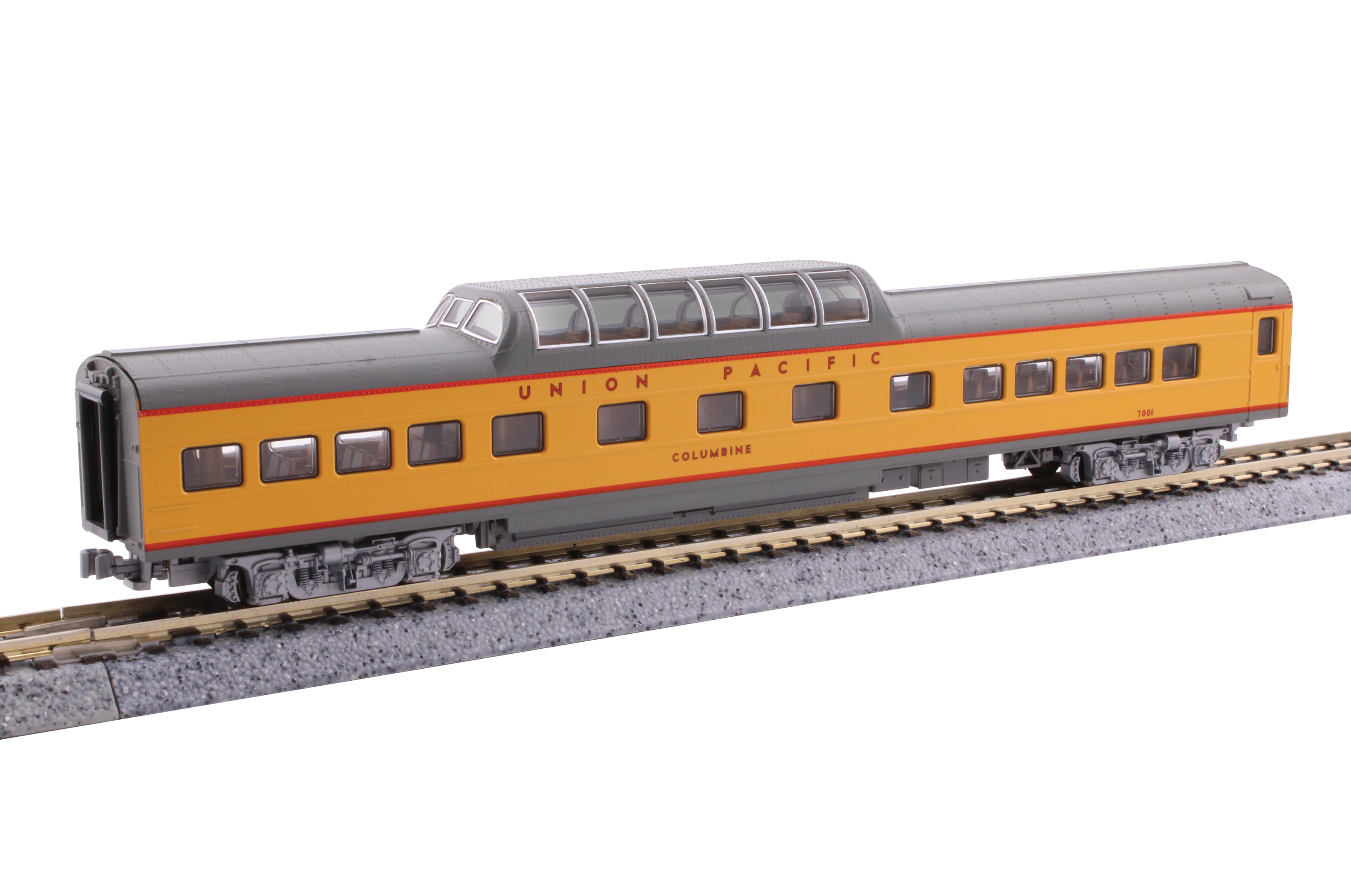 Union Pacific excursion train 7-car passenger set