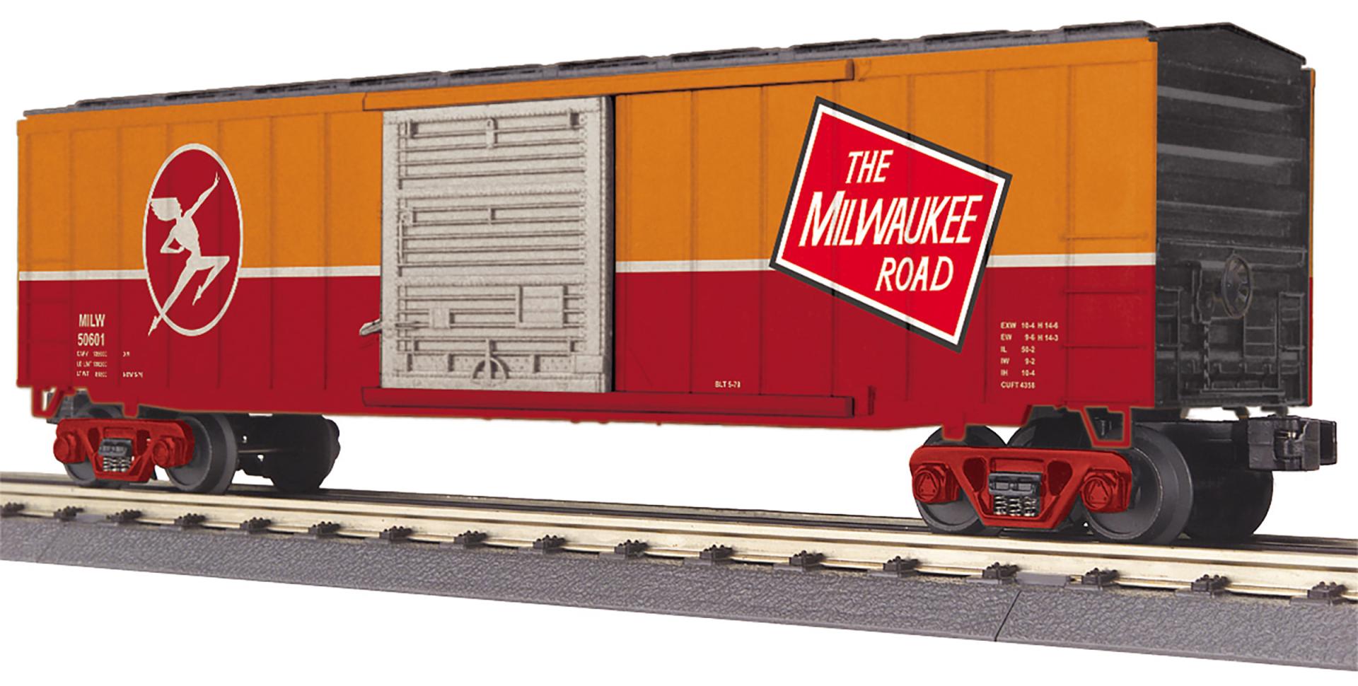 Milwaukee Road 50' modern boxcar