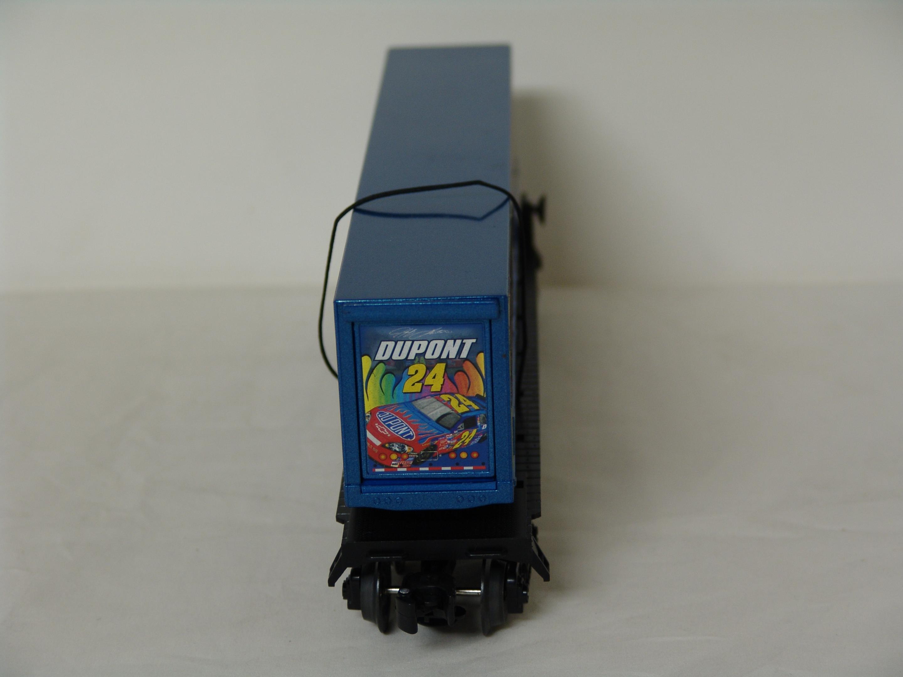 Jeff Gordon flatcar with trailer (used)