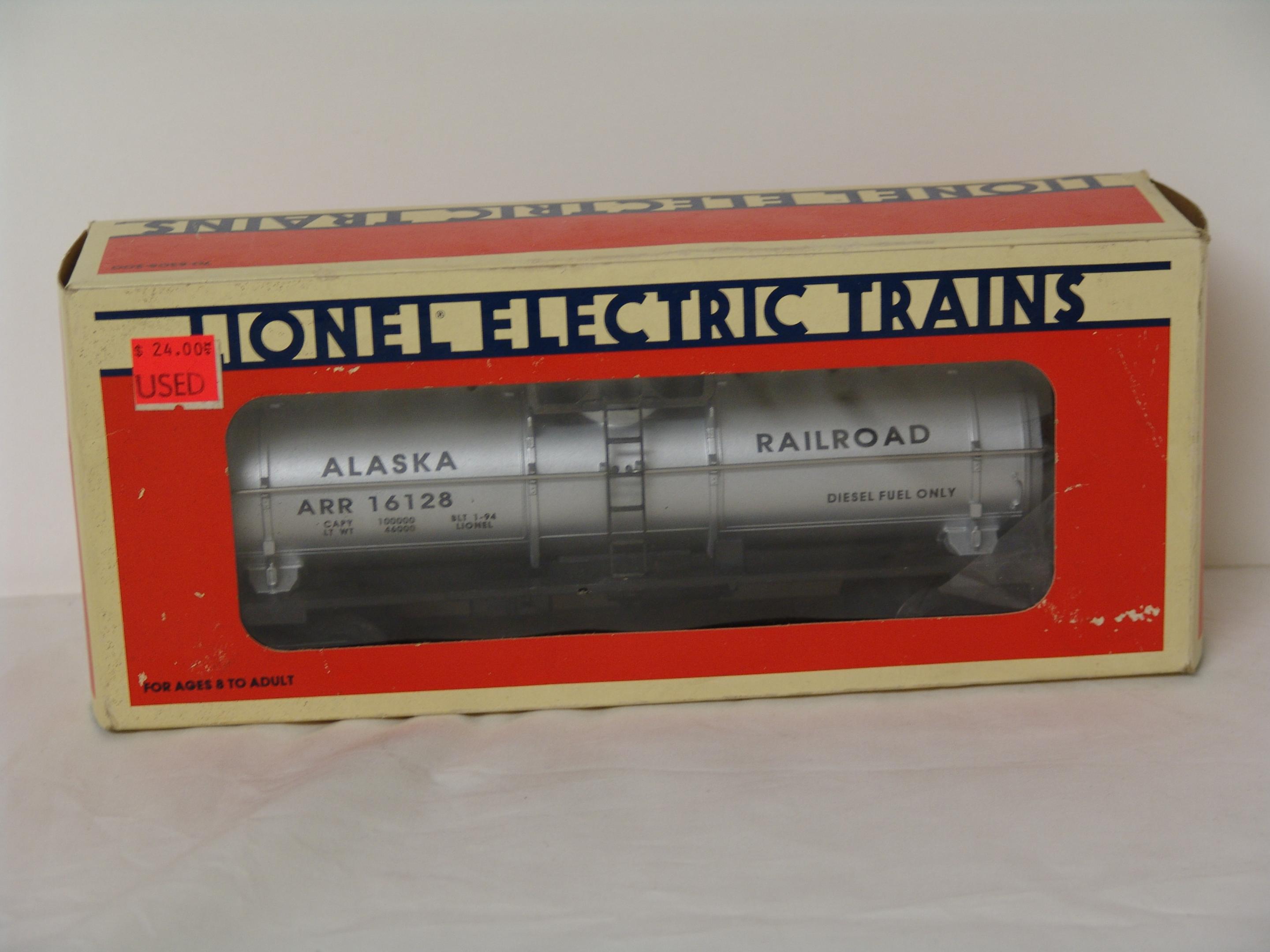 Alaska Railroad single dome tank car (used)