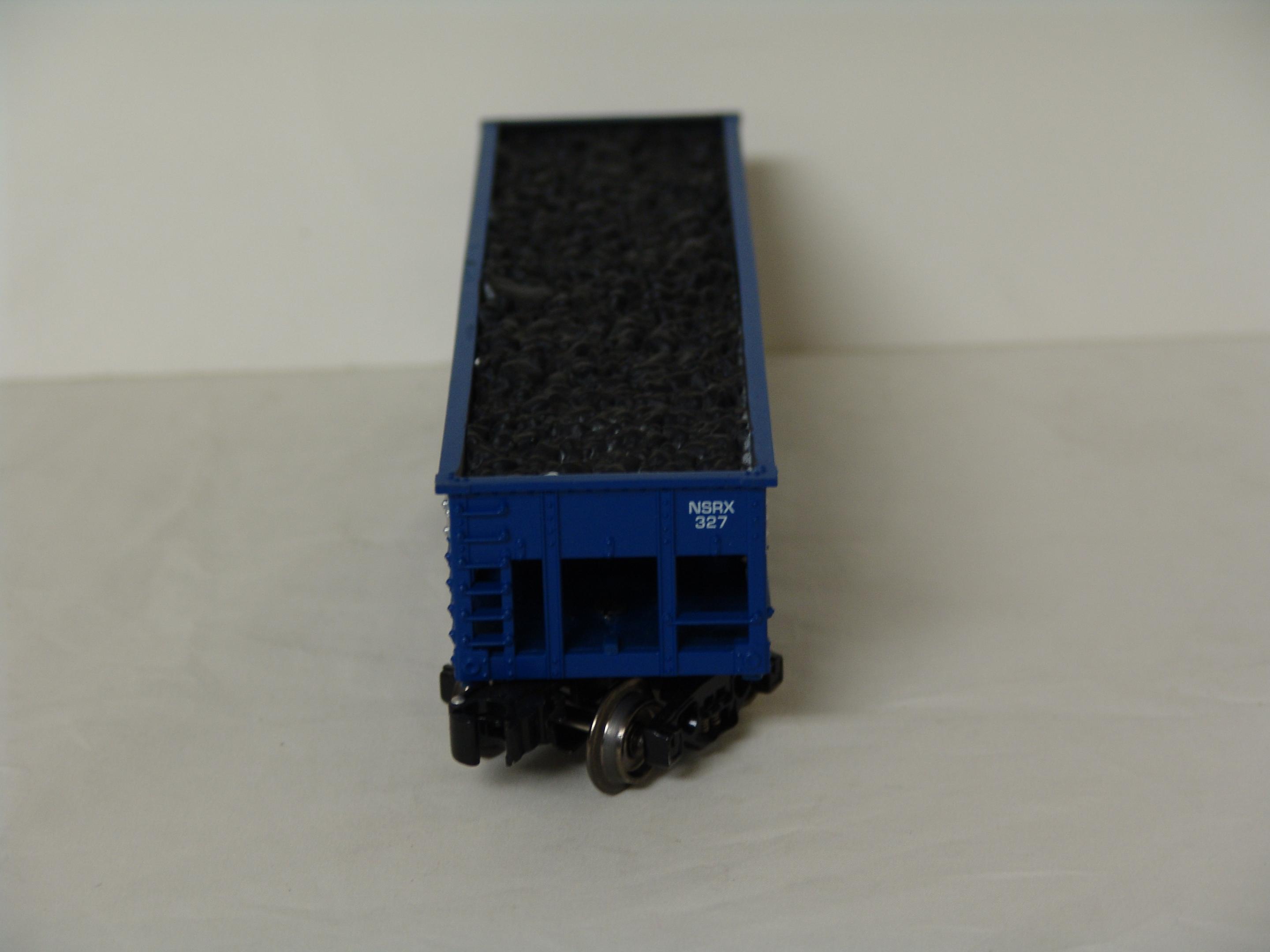Jack Frost Cane Sugar open top ribbed hopper with coal load (used)
